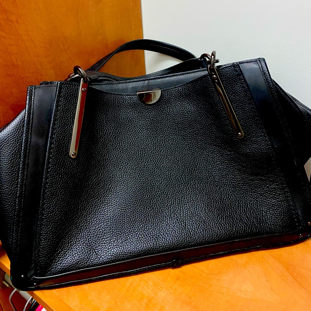 Coach Dreamer 36 handbag black with gunmetal accents